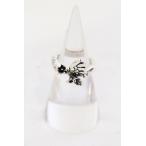 Bloody Mary / little вербена кольцо 9 номер серебряный O-25-07-08-017-Bl-ac-YM-OS