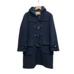 THEMONTGOMERYDUFFLE/ полупальто "даффл коут" / Англия производства / мужской / темно-синий / размер UK36/ внутри сторона проверка /FC3481