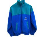  Франция армия / флис / выставить / размер M/B/ мужской / голубой × зеленый /FD0124