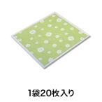 【不織布風呂敷】アラカルト 絞グリーン 90cm角 20枚入