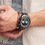 Yahoo! Yahoo!ショッピング(ヤフー ショッピング)時計 腕時計 メンズ ウォッチ フェイククロノグラムビッグフェイスウォッチ