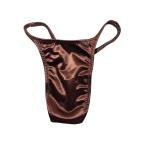  Jug одежда premium T-back шоколад Brown атлас Poe Gin g костюм bi Lupin pts192