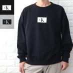 カルバンクライン トレーナー メンズ ブラック グレー 黒 CK スウェットシャツ CALVIN KLEIN NM24I5E