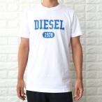 ディーゼル Tシャツ メンズ ホワイト 白 半袖 DIESEL ロゴデザイン T-DIEGOR-K46 A03824 0GRAI