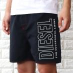 ディーゼル サーフパンツ メンズ ショートパンツ ブラック ビーチショーツ ブランドロゴ 水陸両用 DIESEL 00SV9U 0PCAU 900