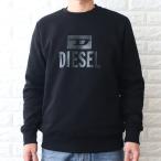 ディーゼル スウェットシャツ メンズ ブラック トレーナー ロゴプリント DIESEL A09755 RIAJH 900