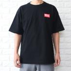 ディーゼル Tシャツ メンズ ブラック ホワイト オーバサイズT ロゴ刺繍パッチ DIESEL A11593 0NIAR