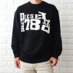 ディーゼルトレーナーメンズブラック...