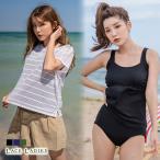 タンキニ 半袖 ショートパンツ付き 4点セット水着 セパレート ノースリーブ 新作 タンキニ 可愛い ビーチ レディース セット水着