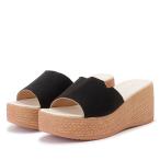 スエード調スリット厚底サンダル レディース ウエッジソール シューズ 春 夏 ヌーディー レザー 上品 トレンド カジュアル エレガント ベ