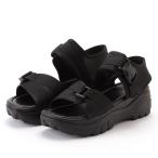厚底 スポーツサンダル ダブルベルト プラットフォーム レディース 靴 春 夏 秋 疲れにくい 楽ちん シンプル カジュアル スポーティー