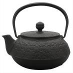 岩鋳(Iwachu) 南部鉄器 鉄瓶兼用急須 5型新サクラ 黒焼付【日本製】直火対応/鉄瓶/鉄器急須/岩鋳/伝統工芸