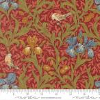 moda fabrics(moda* ткань s)William Morris William Maurice si- подбородок g ткань <Iris Florals Birds>( Iris * цветочный * birz ) красный 