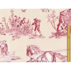 ショッピングジャルダン French General フレンチジェネラル シーチング生地 トワル・ド・ジュイ柄＜Rural Jardin＞(ルーラルジャルダン)ROUGE moda fabrics(モダ・ファブリックス)