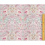 moda fabrics(moda* ткань s)William Morris William Maurice si- подбородок g ткань <Blackthorn 1892>( черный цветный )FROSTWHITE/TEARROSE 33491-63