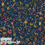 LIBERTYリバティプリント 国産タナローン生地＜Magical Forest＞(マジカルフォレスト)【ネイビー】3631293-B