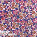 LIBERTYリバティプリント　国産タナローン生地＜Anokhi Rose＞(アノキローズ)【パープル地】3632237-22A《2022AW THE HOUSE OF LIBERTY》
