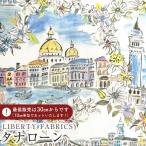 LIBERTY FABRICS リバティプリント イタリア製タナローン生地＜Venezia＞(ヴェネツィア)【ブルー×イエロー】《2025SS Botanical Escape》363J7412-25AU