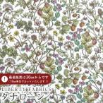LIBERTY FABRICS リバティプリント イタリア製タナローン生地＜Antique Garden＞(アンティーク・ガーデン)【オフホワイト地×グリーン】
