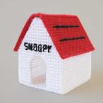  Snoopy. собака house .. рукоделие комплект разрезанный . парусина . шерсть ... только простой рукоделие! - manakabo колено шерсть H306-190
