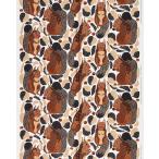 marimekko Marimekko * хлопок ткань Kurre(kre) белка . поэтому . половина Marimekko ткань Северная Европа [ примерно 70cm× примерно 50cm]linen× Brown [HALF-073747-180]