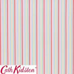 Cath Kidston キャスキッドソン 生地 コットンファブリック＜Mid Stripe Candy＞(ミッドストライプ キャンディ)MID-STRIPE-CANDY