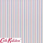 ショッピングキャスキッドソン Cath Kidston キャスキッドソン 生地 コットンファブリック＜Mid Stripe Chalk＞(ミッドストライプ チョーク)MID-STRIPE-CHALK
