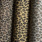ショッピングヒョウ柄 ヒョウ柄 レオパード 広幅リバーシブルネップヘリンボーン生地 W巾 アニマルプリント/カモフラ迷彩柄 OGC2010RV3