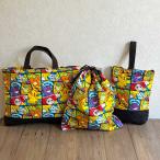 ポケモン ポケットモンスター コミック柄 入園 入学 通園 通学 3点セット レッスンバッグ シューズケース 体操服入れ 巾着袋(サンリオキャラクター)