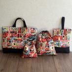 カーズ レーサー柄 入園 入学 通園 通学 4点セット レッスンバッグ シューズケース 体操服入れ コップ入れ 巾着袋(ディズニーキャラクター)SET-GR-1157-1A