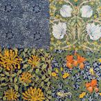 ショッピングシーチング V&A William Morris ウィリアムモリス シーチング生地＜Morris Mosaic＞(モリスモザイク)【ネイビー】VA10031S-A