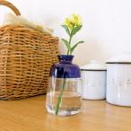 花瓶 ガラスベース ツートン M ブルー ホームステッド アクシス Homestead AXCIS HS2823 ガラス 水耕栽培 水栽培　フラワーポット 花瓶 フラワー おしゃれ