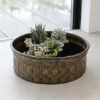 bi The ntsu* bronze миска горшок покрытие сад pot ko отдушина сад COVENT GARDEN горшок покрытие pot горшок жестяная пластина горшок цветочный горшок жестяная пластина модный BZ-23 ( бесплатная доставка )