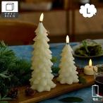 LEDライト キャンドル ツリー L パーティやインテリアを彩る 半磁器 電池 LEDイルミネーション LEDライト ナチュラル 木 おしゃれ 108367 (送料無料)
