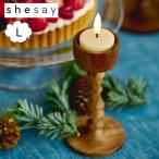  свеча подставка L LED чай свет свеча ... свеча держатель Brown дерево из дерева shesay.. свеча держатель простой модный 