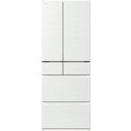 日立 冷蔵庫 幅68.5cm 617L フレンチドア R-HW62S W ピュアホワイト 日本製 大容量 まるごとチルド
