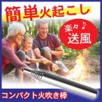 火吹き棒 伸縮性 ふいご ファイヤーブラスター ファイヤースターター 火起こし 焚火 キャンプ BBQ アウトドア