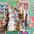 ショッピングBit\\\\\\\'z SALE　セール　Bit'z  ビッツ　裏起毛マスコット付きトレーナー 　秋冬新作　　子供服