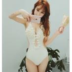  цветок узор моно kini One-piece ( белый ) весна лето купальный костюм купальный костюм sexy прекрасный линия cut наружный 