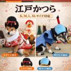 江戸かつら 侍 町娘 犬 犬用品 犬 猫 かぶり帽 S M L XL 小型犬 中型犬 大型犬 お正月 変身帽子 ドッググッズ おひな祭り お雛さま 端午の節句 仮装パーティー