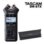 TASCAM DR-07X リニアPCMレコーダー本体+ソフトケースセット