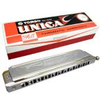 TOMBO トンボ 日本製 クロマチックハーモニカ UNICA ユニカ No.1244 C調 44ホール 44穴 複音ハーモニカと同じように吹ける 初心者でも比較的吹きやすい