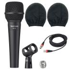 TASCAM электродинамический микрофон TM-82 ( микрофонный кабель комплект )