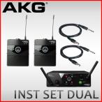 AKG беспроводной система ( музыкальные инструменты . head Mike для радиопередатчик 2./ приемник имеется комплект упаковка ) INSTRUMENTAL SET DUAL