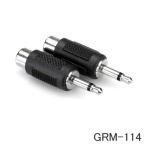 HOSA RCA→モノラルミニ 変換アダプター 2個入り