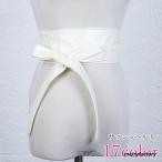 サッシュベルト レディース 女性 ファッション雑貨 幅広 太め 留め具なし リボン型 フェイクレザー 無地 ブラック ホワイト ゴールドカラー シンプ