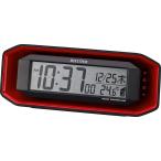 Color: красный ритм (RHYTHM) электро-магнитные часы глаз ... часы большой громкость электронный звук сигнализация цифровой красный 7.2x18.3x6.4cm 8RZ220SR01