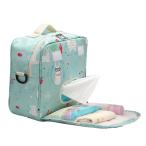 Color: зеленый ( зеленый ) [ стандартный распродажа ]Renervate подгузники сумка влажные салфетки встроенный ... водонепроницаемый дезодорация большая вместимость товары для малышей место хранения бутылочка для кормления надеты изменение соответствует мелкие вещи . регулировка новорожденный? красный .