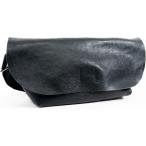 Color:ブラック [Dom Teporna] ボディバッグ メッセンジャーバッグ 本革 メンズ レディース 鞄 小さいのに大容量 イタリアンレザー ショルダーバッグ ブラック