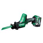 HiKOKI(ハイコーキ) 18V コードレスワンハンドセーバーソー(レシプロソー) 木材・金属切断 DIY 枝打ち 粗大ゴミ解体 CR18DA(XP) マルチボルト蓄電池1個、充電器